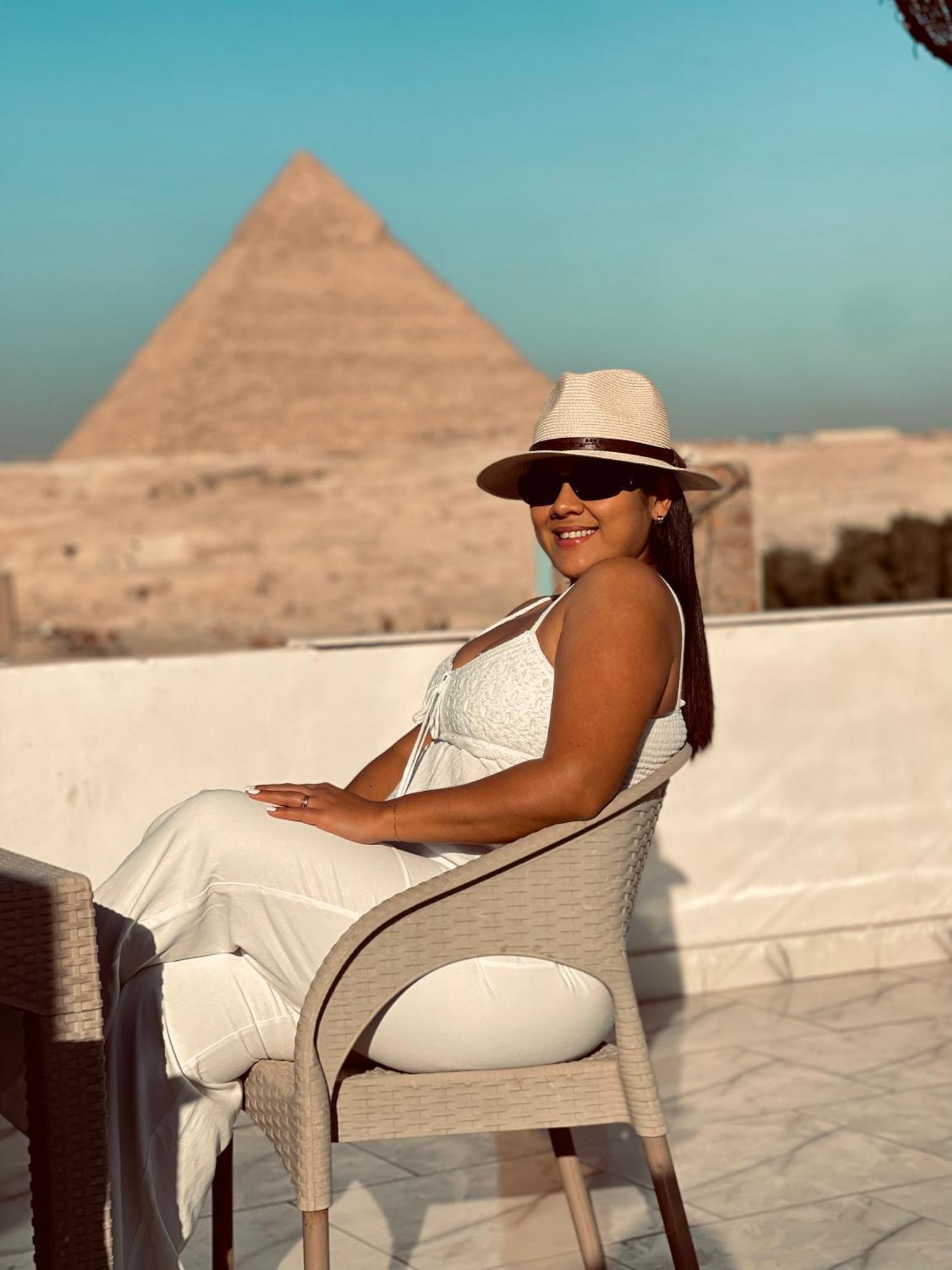 Basha Pyramids Inn Kafret el-Gabal Exteriör bild