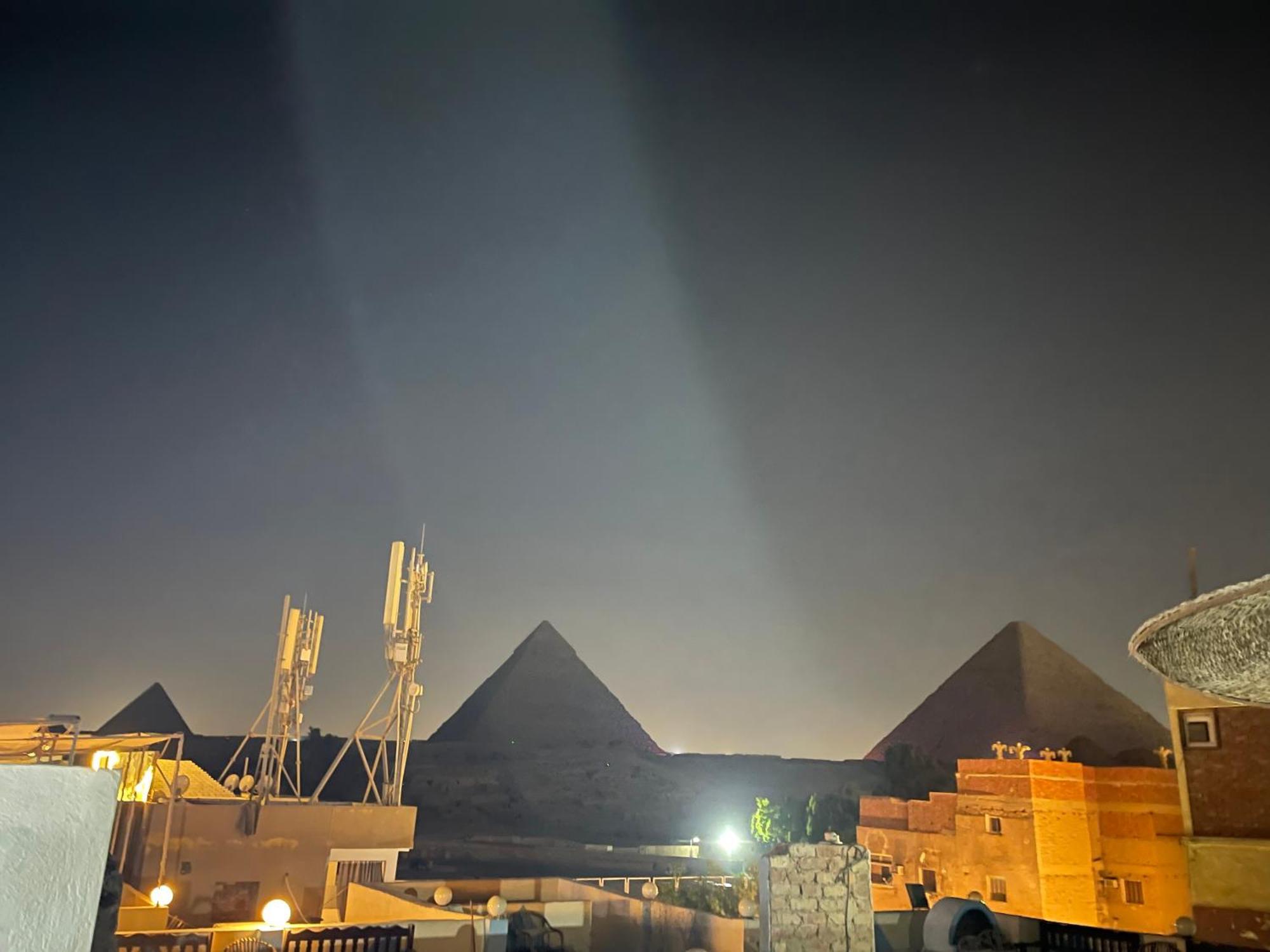 Basha Pyramids Inn Kafret el-Gabal Exteriör bild